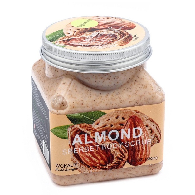 Badan uchun skrab Wokali  Almond 500ml