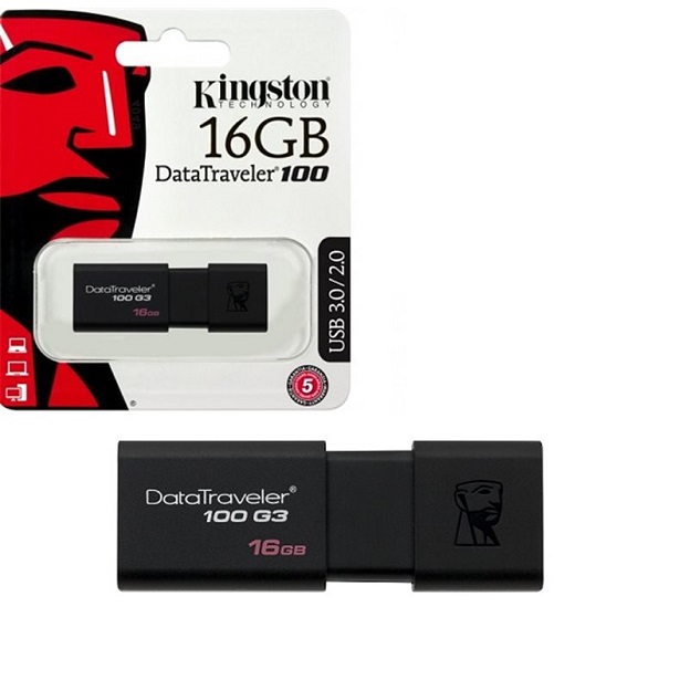 Flesh nakopiteli Kingston 16GB USB 3.0 DT100G3/16GB
