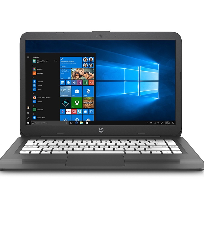 HP Stream 14-ax030nr, Black, 14", Celeron N3060, 4GB DDR3L, 64GB eMMC, Win10, Off365