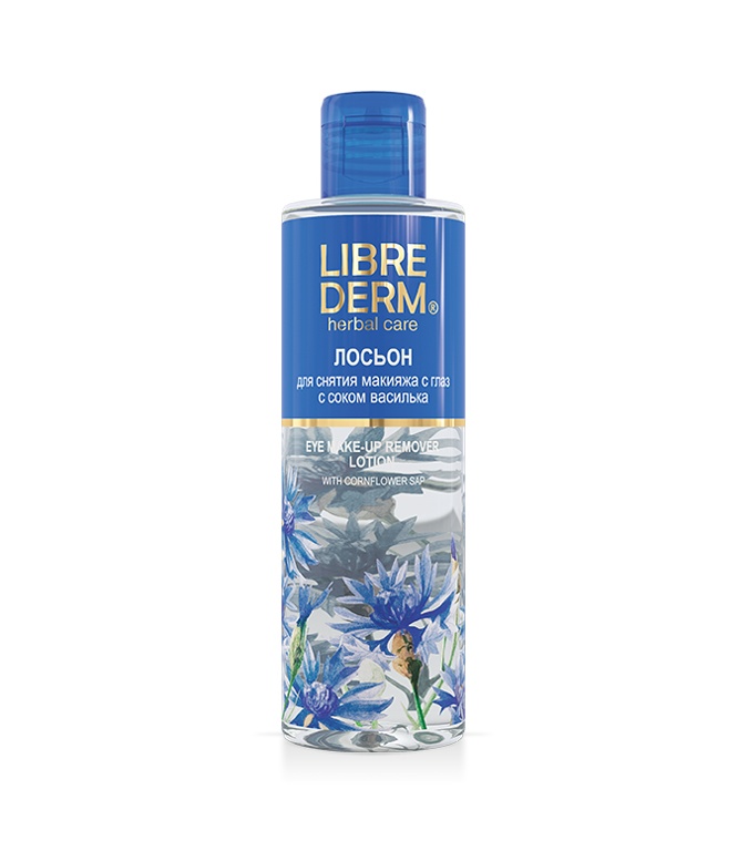 Librederm Лосьон с васильком для снятия макияжа с глаз, 200 ml