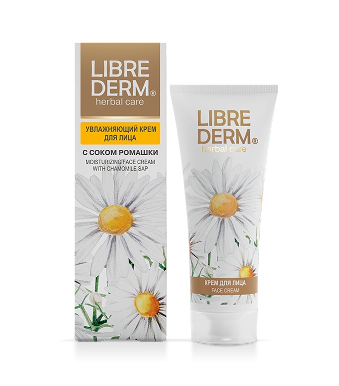 Librederm Moychechakli yumshatuvchi yuz kremi, 75 ml