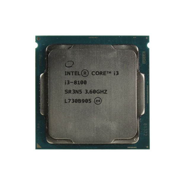 Protsessor Intel-Core i3 - 8100, 3.6 GHz, 6M, oem, LGA1151, CoffeeLake