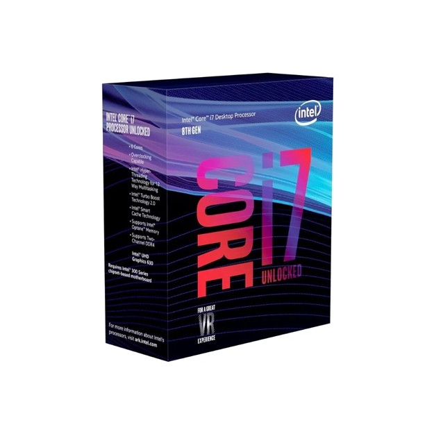 Protsessor Intel-Core i7 - 8700K, 3.7 GHz, 12M, oem, LGA1151, CoffeeLake