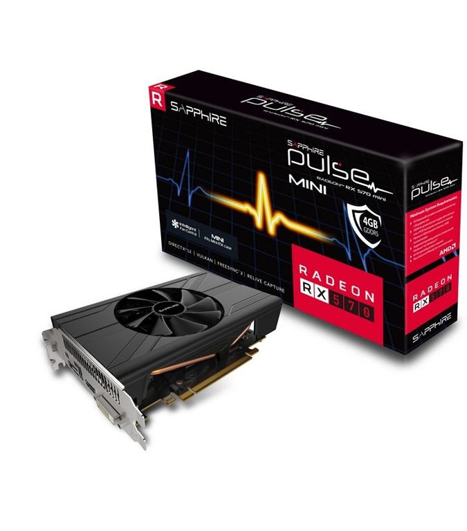 Videokarta Sapphire - 4GB ATI Radeon RX 570 256bit DDR5 Pulse