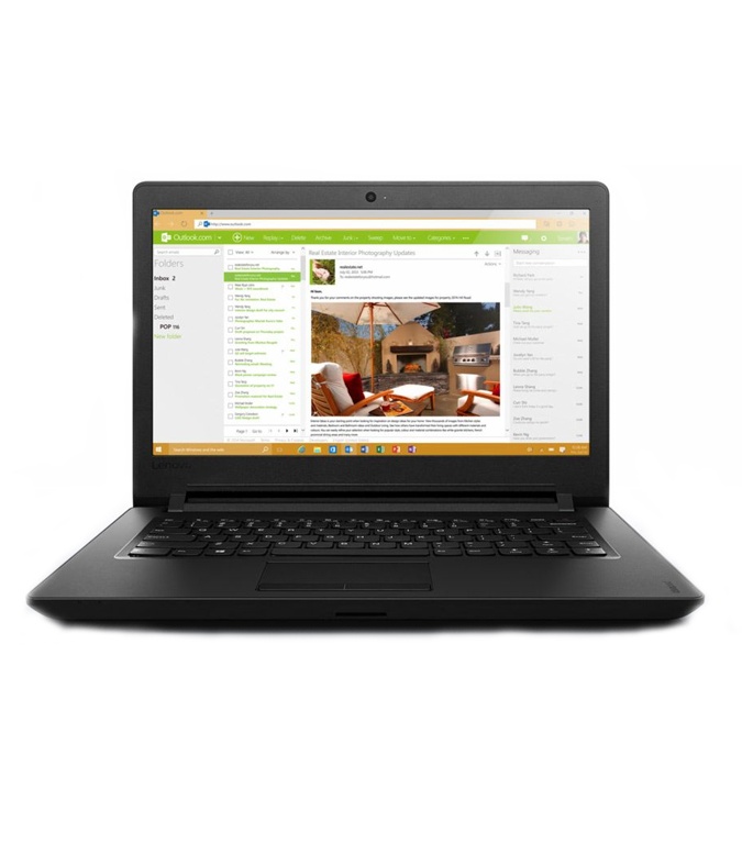 Lenovo IdeaPad 110-14IBR, Black 14" Celeron N3060, 4GB DDR3L, 500GB HDD, Win10