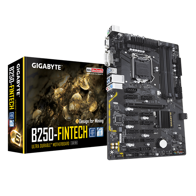 Материнская плата GigaByte GA-B250-FinTech DDR4 LGA1151