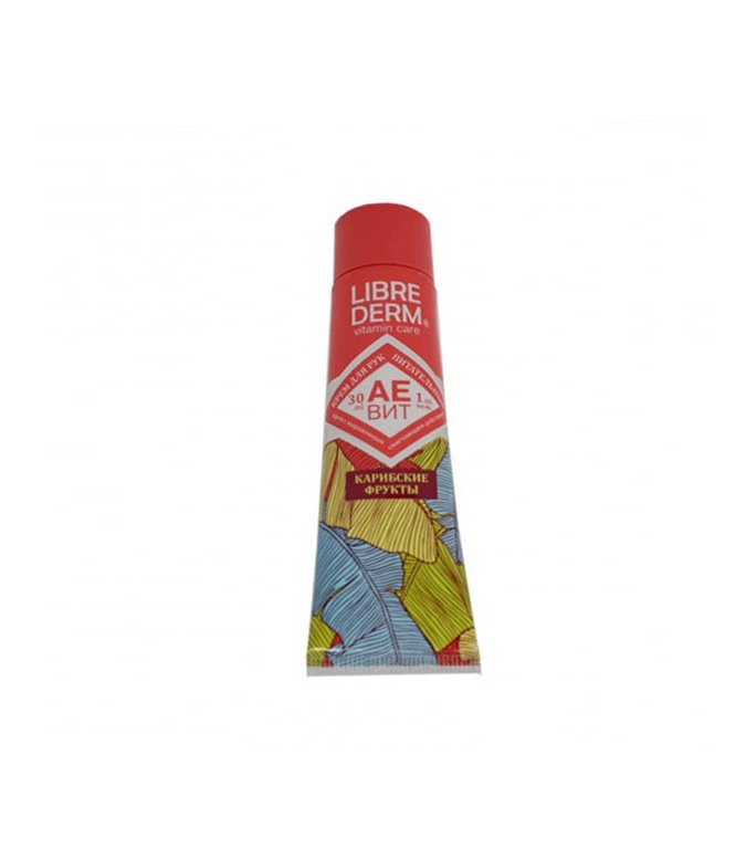 Librederm AEVIT qo‘l uchun oziqlantiruvchi krem Karib mevalari, 30 ml