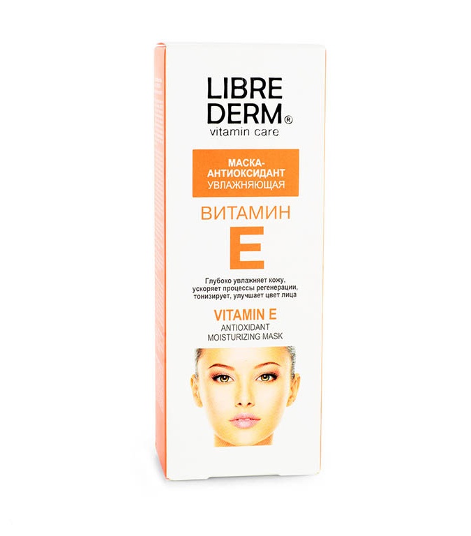 Librederm Витамин Е маска-антиоксидант увлажняющая, 75 ml