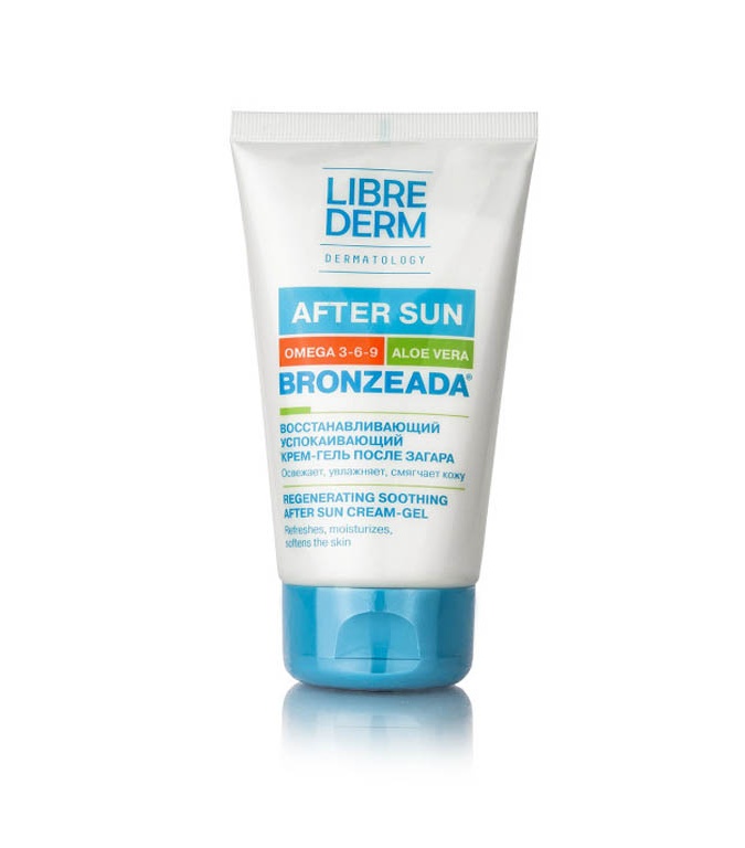 Librederm Bronzeada toblanishdan so‘ng terini qayta tiklovchi va tinchlantiruvchi krem-gel, 150 ml