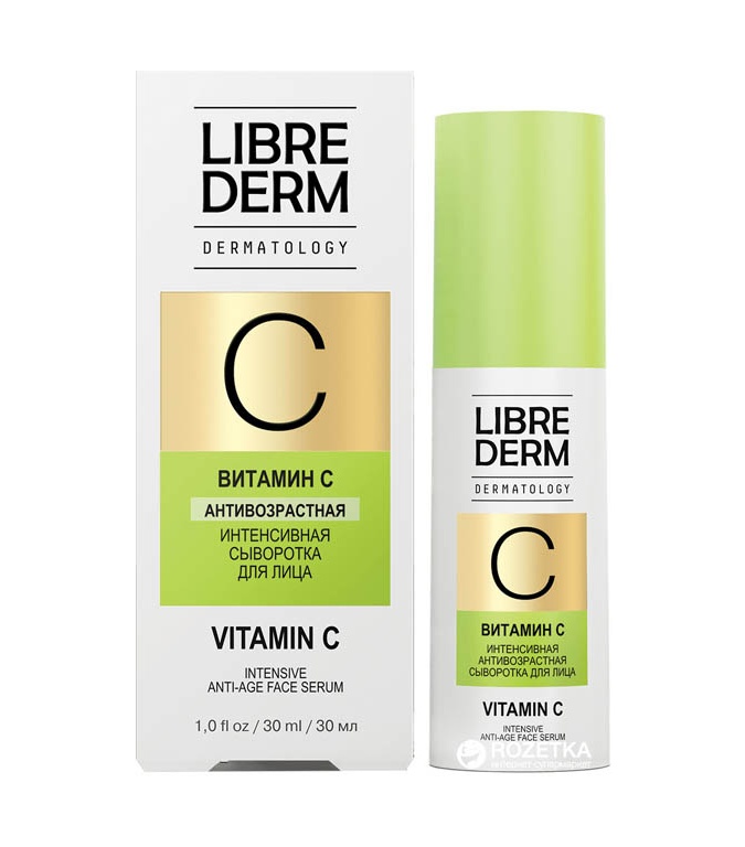 Librederm Dermatology Витамин С интенсивная антивозрастная сыворотка для лица, 30 ml