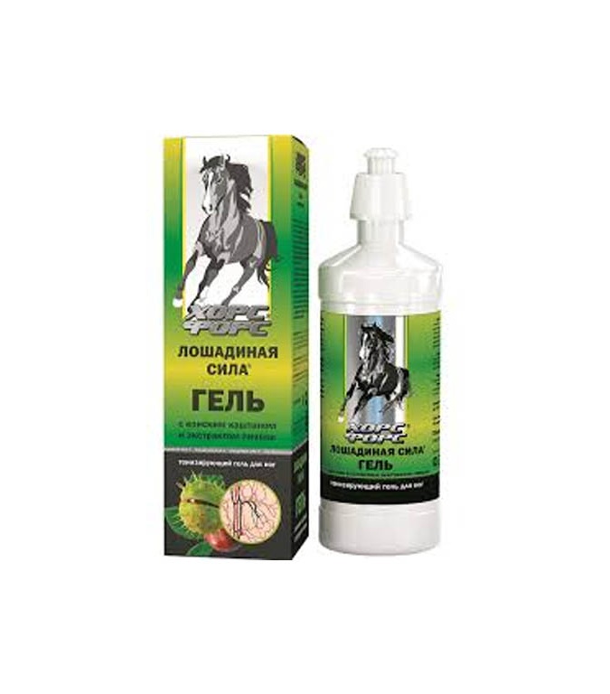 Loshadinaya sila tomirlar uchun zuluk va kashtanli gel, 500 ml