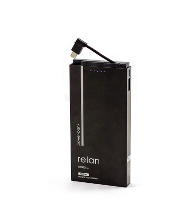 Remax Relan Power Bank (10000mAh) RPP-65, Black