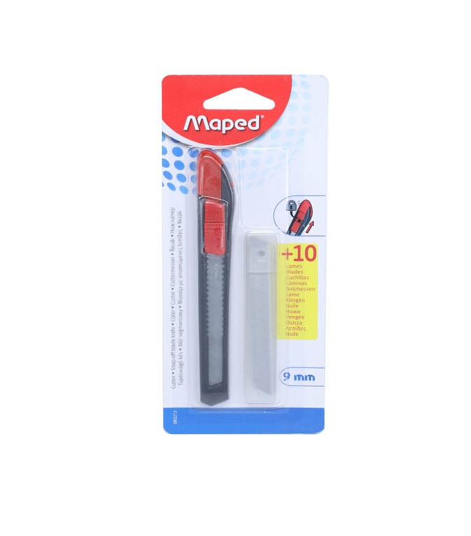 Maped Kantselyar pichoq (9mm,+10lezviya)