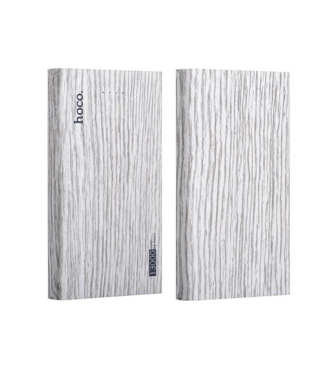 Hoco B12B Wood Grain Power Bank  (13000mAh) Fir Wood