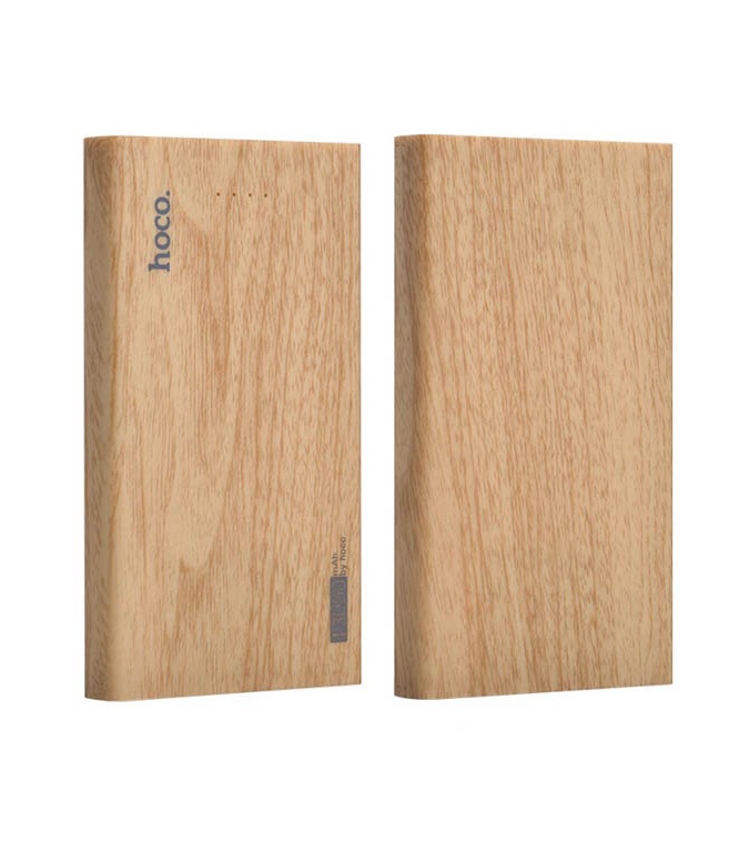 Hoco B12BWood Grain Power Bank  (13000mAh) Walnut