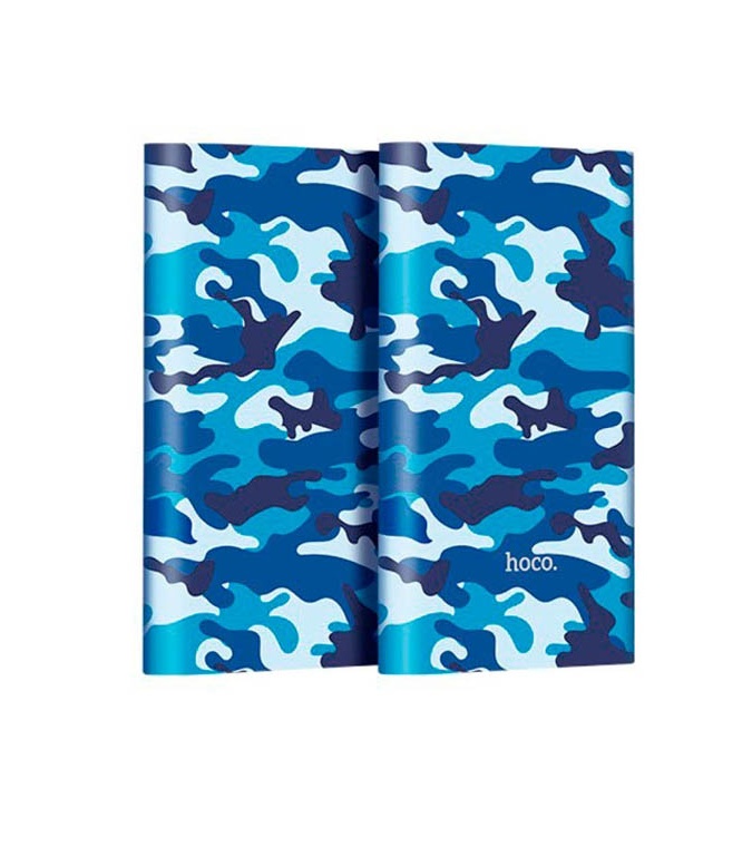 Hoco J9 Camouflage Series Power Bank (10000mAh) Blue