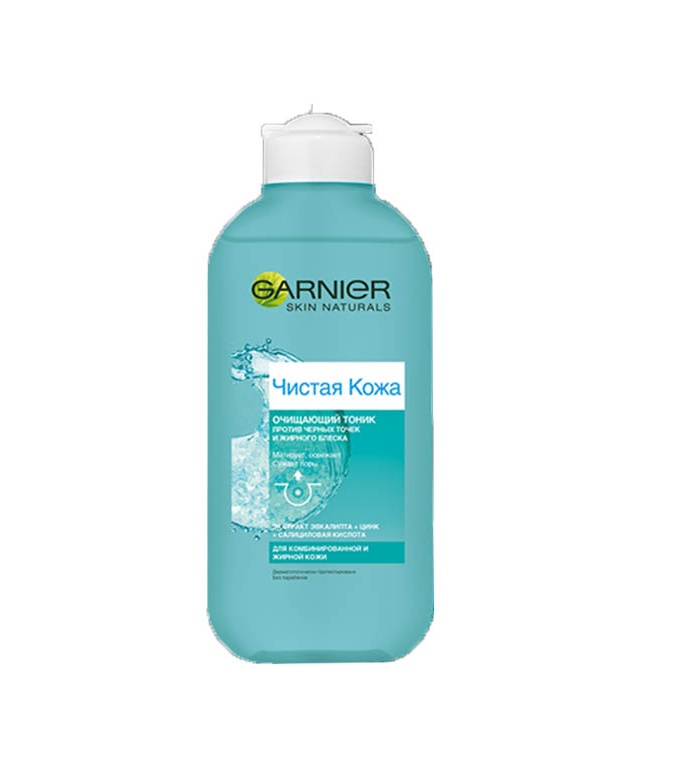 Garnier Очищяющий тоник против черных точек и жирного блеска