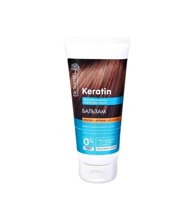 Dr.Sante Keratin xira va sinuvchan sochlar uchun balzam