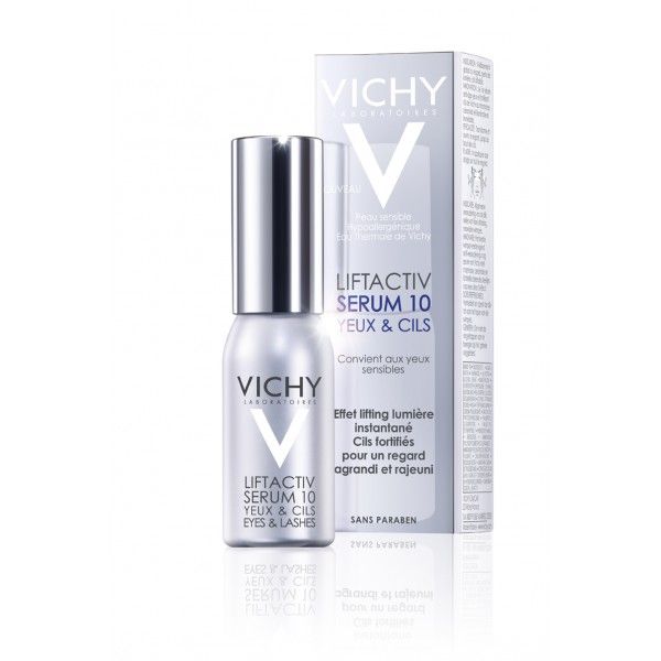 Vichy Liftactiv 10 Ko‘z Terisi hamda Kipriklar uchun Serum, 15 ml