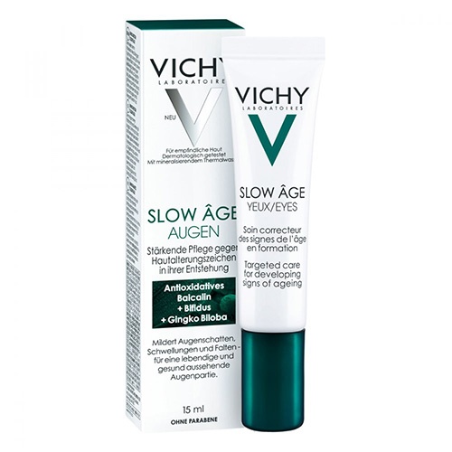 Vichy Slow Age Ko‘z Atrofi Terisi uchun Krem, 15 ml