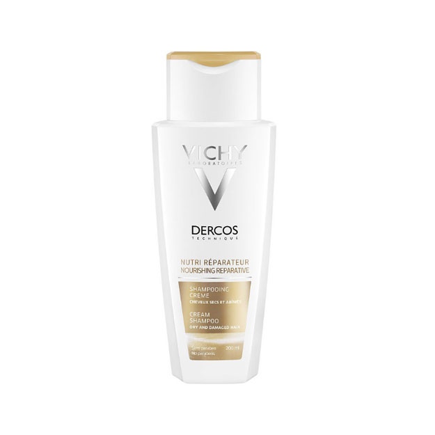 Vichy Dercos Oziqlantiruvchi va Qayta tiklovchi Shampun, 200 ml