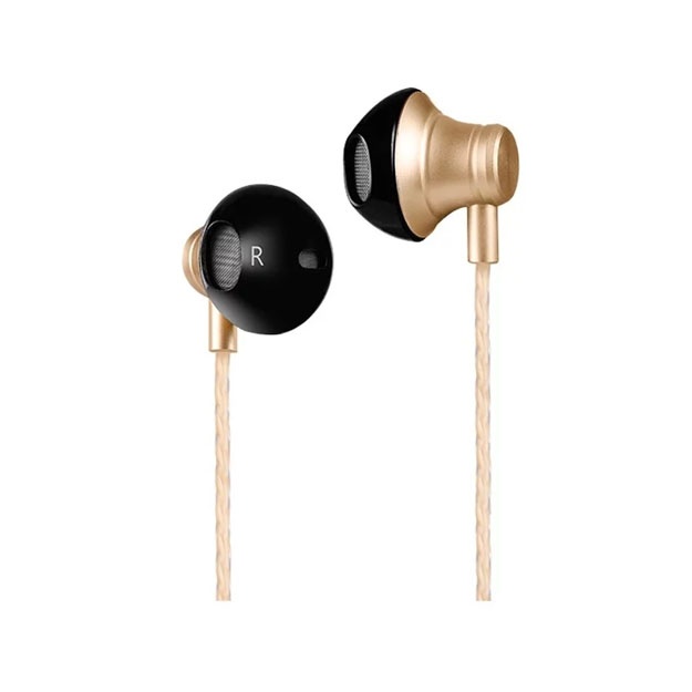 Hoco M18 Goss Metal Universal Earphones with Microphone, Golden