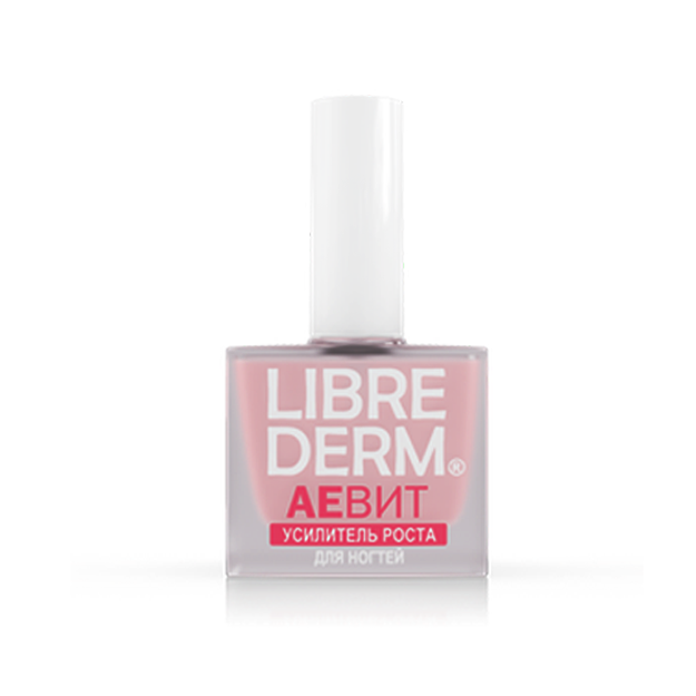 Librederm Nail Care Лак Усилитель Роста Аевит Средство по Уходу за Ногтями, 10 ml