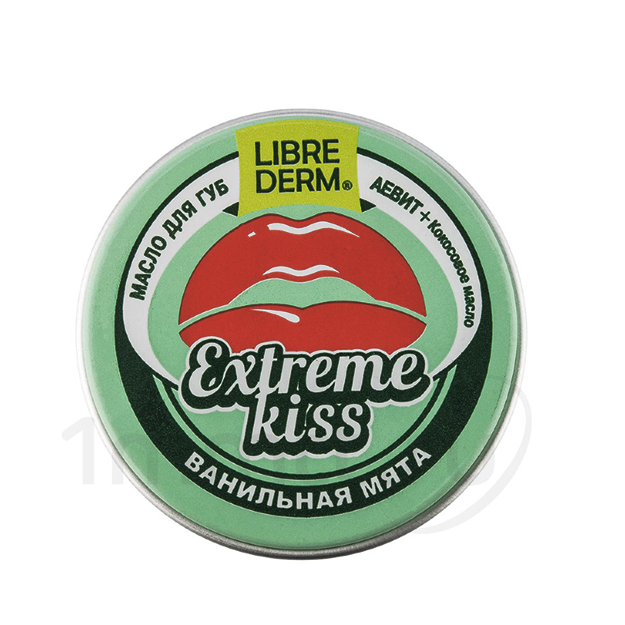 Librederm Lablar uchun Moy EXTREME KISS Vanil Yalpiz AEVIT + Kokos Moyi, 20 ml