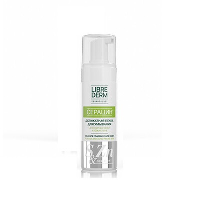 Librederm Seratsin yuvish uchun nozik ko‘pik 160ml