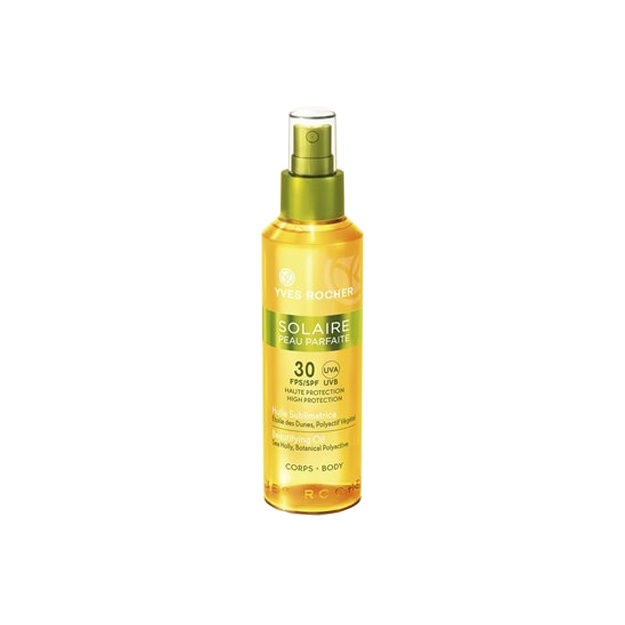 Yves Rocher Ipak effektini beruvchi va tanani quyoshdan himoyalovchi moy, 150 ml