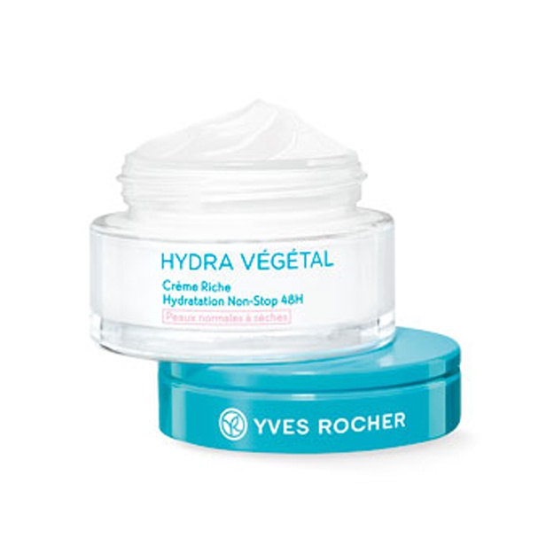 Yves Rocher Hydra Vegetal Насыщенный Крем «Интенсивное Увлажнение 48 часов» 50мл
