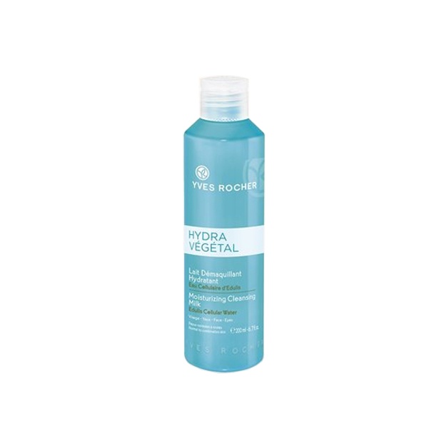 Yves Rocher Hydra Vegetal Pardoz tozalash uchun sut «Yuqori namlik», 200 ml