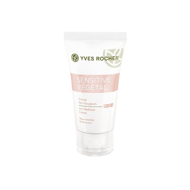 Yves Rocher Sensitive Vegetal Quyoshdan kuyish SPF 20 dan tinchlantiruvchi krem, 50 ml