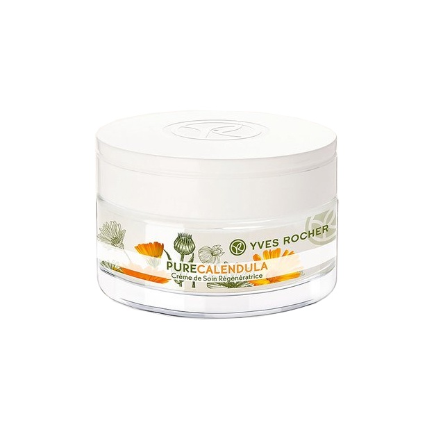 Yves Rocher Pure Calendula Terini tiklovchi kun va tun kremi, 50 ml