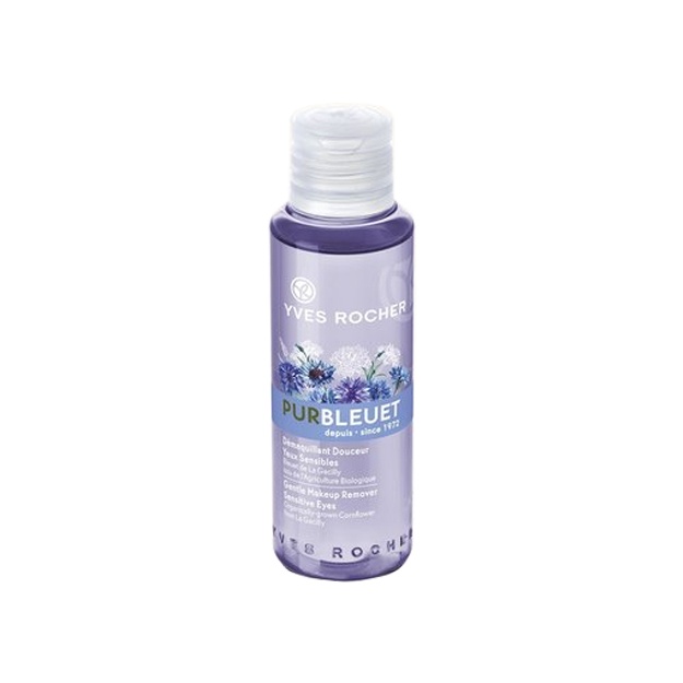 Yves Rocher Pur Bleuet Nozik ko‘z terisi uchun pardoz tozalovchi vosita, 100 ml