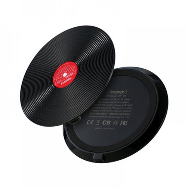 Remax Vinyl Series Wireless Charger RP-W9, Black