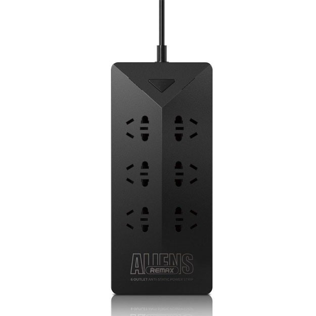 Remax RU-S4 Aliens 6 ports 5 USB charger EU, Black
