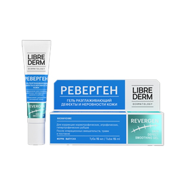 Librederm Dermatology Revergen teridagi notekisliklar va defektlarni tekislovchi gel, 15ml
