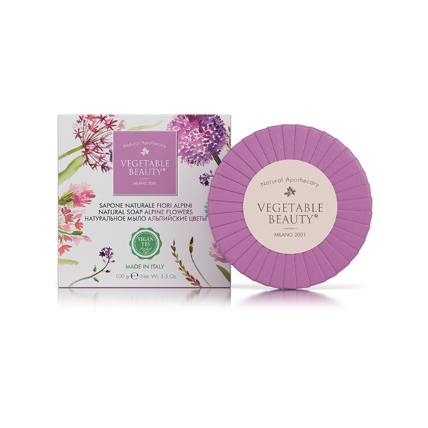 Vegetable Beauty Alp gullaridan tabiiy sovun, 100 gr
