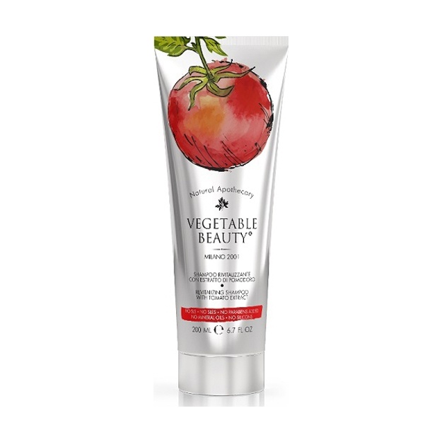 Vegetable Beauty Pomidor ekstrakli, vitaminlarga boy shampun, 200ml