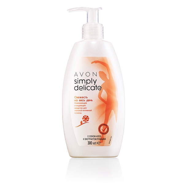 Ayollar uchun intensiv intim gel aloe sharbati va romashka ekstrakti, 300 ml