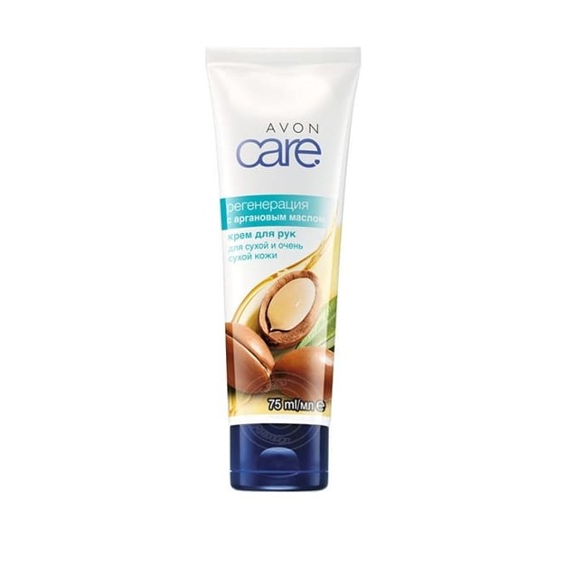 Avon Care Крем для сухой и очень сухой кожи рук "Регенерация" с аргановым маслом, 75мл