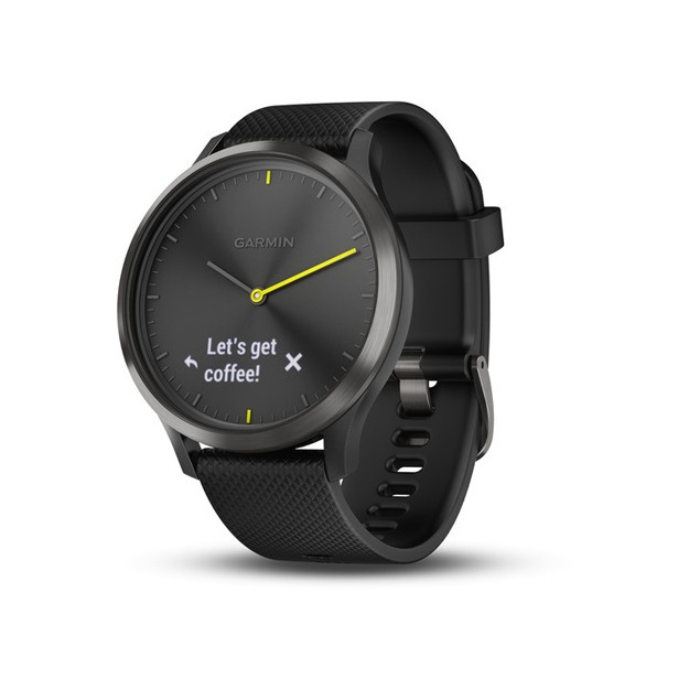 Smartwatch Garmin vivomove HR, Black with Slate Hardware