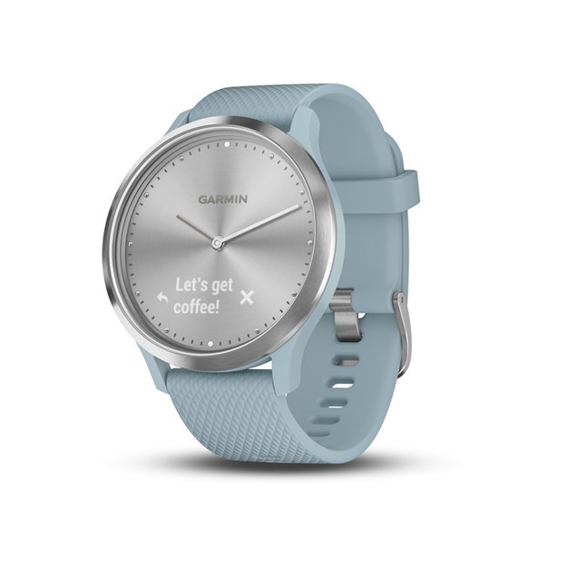 Smartwatch Garmin vivomove HR, Sea Foam with Silver Hardware
