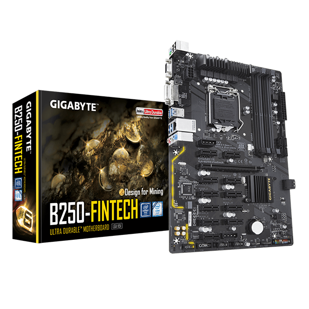 Материнская плата GigaByte GA-B250-FinTech DDR4 LGA1151