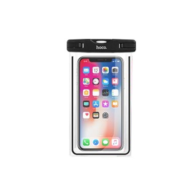 Hoco Clear fantasy phones waterproof bag (fluorescent models), Black
