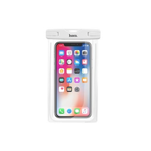 Hoco Clear fantasy phones waterproof bag (fluorescent models), White