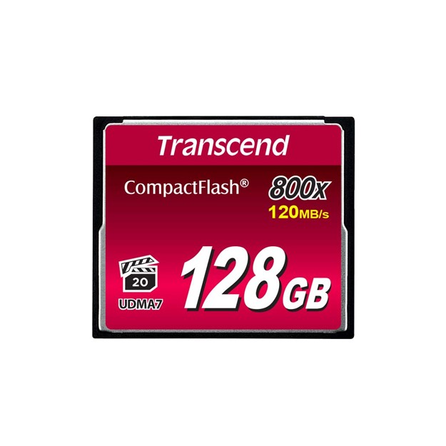 Transcend 128GB CF Card (800x, TYPE I)