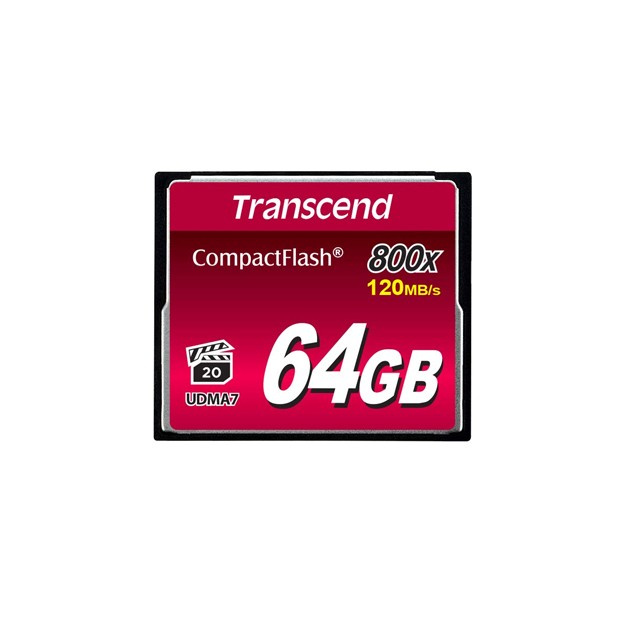 Transcend 64GB CF Card (800x)