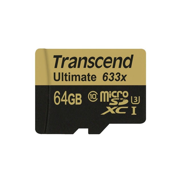 Transcend 64GB microSDXC UHS-I U3, 4K, 633x